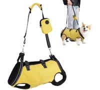 JuanNest Arnés De Elevación para Perros Pequeños, Arnés De Cuerpo Entero Perro, Correa De Soporte Auxiliar,Rnes De Transporte para Perros, Suave, Impermeable, Ajustable, Reflectante, Transpirable C,M