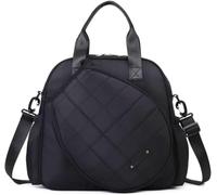 JuanNest Bolsa De Tenis Porta Raquetas Impermeable con Correa Ajustable, Bolsa Deportiva para Raqueta De Tenis, Pelotas, Zapatillas Y Accesorios, Ideal para Entrenamiento, Gimnasio,Viajes B