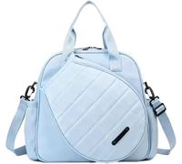 JuanNest Bolsa De Tenis Porta Raquetas Impermeable con Correa Ajustable, Bolsa Deportiva para Raqueta De Tenis, Pelotas, Zapatillas Y Accesorios, Ideal para Entrenamiento, Gimnasio,Viajes C
