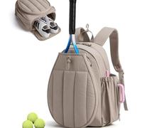 JuanNest Bolsa Raqueta Tenis para Hombre Y Mujer, Fundas Deportiva Resistente con Amplio Compartimento Principal, Bolsa De Tenis Ligera para Guardar Raquetas, Ropa Deportiva, Botella Y Equipamiento B