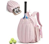 JuanNest Bolsa Raqueta Tenis para Hombre Y Mujer, Fundas Deportiva Resistente con Amplio Compartimento Principal, Bolsa De Tenis Ligera para Guardar Raquetas, Ropa Deportiva, Botella Y Equipamiento D