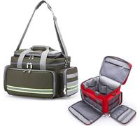 JuanNest Botiquin Viaje, Medic's Bolsa Deportiva Sanitaria,Bolsa Grande para Emergencias,Traumatismos,Rescates,Médicos,Primeros Auxilios,Enfermeros, Paramédico, Botiquines,Acampada,Marcha,Paciente B