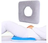 JuanNest Cojín De Cama Antidecúbito, Almohada De Donut, Cojín De Hemorroides, Almohadilla De Lactancia para Úlceras De Cama Postradas En Cama, Ancianos, Discapacitados, Cómodo Y Transpirable B,Small