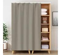 JuanNest Cortina para Armario,Cortinas De Cocina Apagón Protección Polvo Pantalla Privacidad,Puertas Armario,Ventanas,Trasteros Cocina,Zapatero,Lavadora,Cortina De Ducha,Cortina Puerta G,W80CM×H180CM