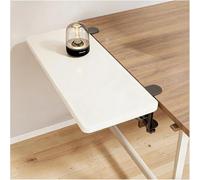 JuanNest Ergonómica Bandeja Extensora De Escritorio Soporte, Extensión Teclado Ergonómica, Plegable para Hogar Tablero De Extensión De Escritorio,No Es Necesario Perforar, Fácil Instalación 50×25cm