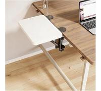 JuanNest Ergonómica Bandeja Extensora De Escritorio Soporte, Extensión Teclado Ergonómica, Plegable para Hogar Tablero De Extensión De Escritorio,No Es Necesario Perforar, Fácil Instalación 25×17.5cm