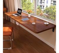 JuanNest Escritorio Flotante Ordenador,Mesa Plegable Cocina Pared,Mesa Plegable De Pared con Madera Maciza Invisible,Mesa Montada En La Pared para Balcones, Comedor, Estudio con Soportes C,90×40CM