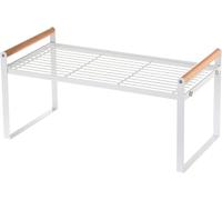 JuanNest Estante De Almacenamiento De Metal De Cocina, Organizador para Debajo del Fregadero, Despensa Estante Apilable, Organizadores para Armarios Deestantes De Mesa para Baño Sala A,Small