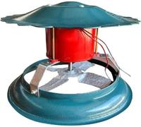 JuanNest Extractor De Humos Eléctrico para Chimenea De 120 W, Evacuador De Humo,Ventilador De Tiro Inducido De Techo,Extractor De Humos para Barbacoa, Caseta, Chimenea, Estufa Térmica, Horno De Leña