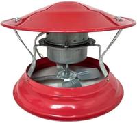 JuanNest Extractor De Humos para Chimenea 120W, Ventilador De Extracción para Chimenea Y Estufa De Leña - Adaptable A Conductos De 23-25Cm, Ventilador Metálico Silencioso con Motor De Cobre 120W