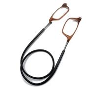JuanNest Gafas presbicia Hombre Mujer Presbicia para Colgar del Cuello Ajustable,Gafas Lectura iman Gafas de Lectura magnéticas Alrededor del Cuello,para Mujer y Hombre, con imán A2,+2.0