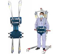JuanNest Grúa De Paciente Portátil Equipo,Caminar Honda De La Banda De Transferencia Punto Superior De Cuerpo Completo Levantador,Entrenador Marcha De Rehabilitación para Ancianos,Ayuda De Pie M