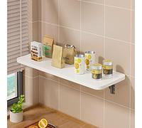 JuanNest Mesa Plegable De Lavandería Montada En La Pared,Mesa De Pared Flotante,Mesa De Comedor Plegable,Escritorio para Laptop,Lavandería,Oficina, Cocina, Baño, Estudio, Fácil De Organizar A,80×30CM