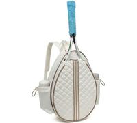JuanNest Mochila De Tenis Multifuncional Resistente Al Agua con Correa Ajustable para El Hombro,Bolsa Ligera De Pickleball, Ideal para Tenis, Pickleball Y Entrenamiento De Competición A