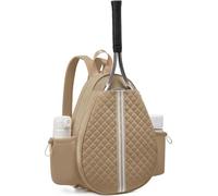 JuanNest Mochila De Tenis Multifuncional Resistente Al Agua con Correa Ajustable para El Hombro,Bolsa Ligera De Pickleball, Ideal para Tenis, Pickleball Y Entrenamiento De Competición C