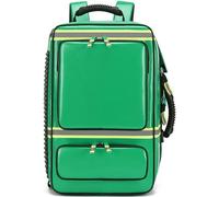 JuanNest Mochila Emergencias Sanitarias con Carrello Ruote Rimovibile para EMT, Paramédicos,Enfermeras,Médicos Tácticos,Cuidado Hogar,Maletín Emergencias De Soporte Vital Viaje Acampada B,No Tie Rod