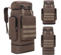 JuanNest Mochila Tactica Mochila Militar 70 litros con Sistema Molle Gran Capacidad Militar Impermeable para Emergencias De Caza Senderismo Y Acampadas - Mochila para Actividades Al Aire Libre C