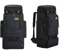 JuanNest Mochilas Senderismo, 70L Mochilas De Marcha, Mochilas Impermeables para Viajes Al Aire Libre, Grandes Mochila Senderismo Ligera para Camping,Caza, Pesca, Fotografía, Juegos Tácticos F