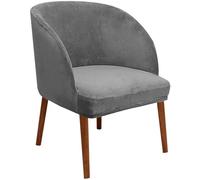 JuanNest Pack 1/2/4/6/8/10/12 Fundas para Sillas Terciopelo Comedor Redondo Respaldo Estilo Elásticas Oficina Fundas Sillas Modernas Cubiertas Cocina,Lavable para Sala De Estar,Hotel,Fiesta L,1 pcs