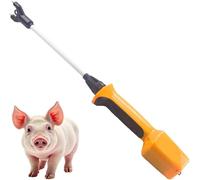 JuanNest Palo Eléctrico para Conducir Cerdos,Palo De Prod para Ganado Seguridad,Recargable Eléctrico Ganado Prod Ganadería Granja Seguridad Prodder para Vaca Cerdo Ganado Cabras Y Perro Grande 98cm