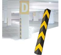 JuanNest Protectores Borde Y Parachoques Pared, Protector Columnas Garage Reflectante, Protector De Esquinas Y Pared De Garage, Garaje Protección Estacionamiento para Paredes De Talleres 2pcs,120cm