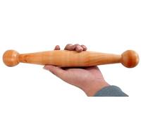 JuanNest Tai Chi Barra Gobernante Madera Maciza Práctica De Kungfu Bang Bastón De Ejercicio Wushu, Polo De Entrenamiento Marcial, Herramienta Equipo De Qigong, Practicantes De Tai Chi D33×4.3cm