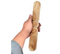 JuanNest Tai Chi Barra Gobernante Madera Maciza Práctica De Kungfu Bang Bastón De Ejercicio Wushu, Polo De Entrenamiento Marcial, Herramienta Equipo De Qigong, Practicantes De Tai Chi C29×4.3cm