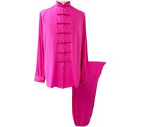 JuanNest Traje Tai Chi Mujer Hombre, Uniforme Kung Fu Manga Larga, Conjunto Artes Marciales Tradicionales, Ropa China Wushu para Meditación Zen, Práctica De Tai Chi Y Entrenamiento E,180CM-3XL