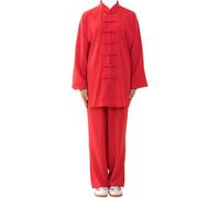 JuanNest Uniforme Kung Fu Hombre, Traje Artes Marciales Chinas, Ropa Tai Chi Tradicional para Hombre Y Mujer, Conjunto De Entrenamiento Wing Chun Wushu, Cómodo para Práctica Deportiva N,XL(75-80kg)