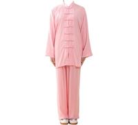 JuanNest Uniforme Kung Fu Hombre, Traje Artes Marciales Chinas, Ropa Tai Chi Tradicional para Hombre Y Mujer, Conjunto De Entrenamiento Wing Chun Wushu, Cómodo para Práctica Deportiva G,3XL(90-100kg)
