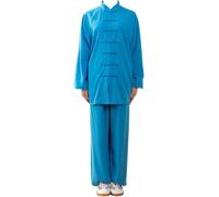 JuanNest Uniforme Kung Fu Hombre, Traje Artes Marciales Chinas, Ropa Tai Chi Tradicional para Hombre Y Mujer, Conjunto De Entrenamiento Wing Chun Wushu, Cómodo para Práctica Deportiva I,XS(40-50kg)