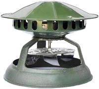 JuanNest Ventilador De Chimenea Extractor De Humos, Extractor De Chimenea, Ventilador, Extractor De Chimenea, Aire De Barbacoa,Adaptable A Conductos De 17-25Cm, Ventilador Metálico Silencioso 150W
