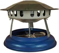 JuanNest Ventilador De Tubo De Escape Ventilador De Chimenea, Extractor De Humos para Chimeneas, Extractor De Humos De 100 W, Máquina De Humo para Chimeneas De Techo Domésticas,Proteger Lluvia 100W