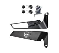 JUANNING Espejo Retrovisor CNC De ala Fija para Motocicleta para Ben&Elli TRK 702 X 2022 TRK702 2023 TRK702X(Style E)