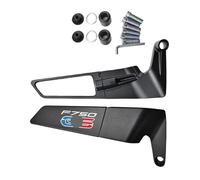 JUANNING Espejo Retrovisor CNC De ala Fija para Motocicleta para F750GS, F 750GS Y F850 GS(Style E)