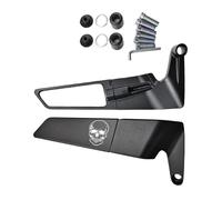 JUANNING Espejo Retrovisor CNC De ala Fija para Motocicleta para SUZ&UKI GSXS750 GSXS1000 GSXS1000F GSX-S250 GSX-S150 GSX S 750 1000 250 150 GS(Style E)