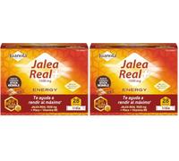Juanola Jalea Real Energy - Complemento alimenticio con jalea real fresca, extracto seco de maca y vitamina B6. Te ayuda a rendir al máximo. 28 sticks bebibles (Paquete de 2)