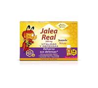 JUANOLA Jalea Real Niños - 14 Viales - Complemento alimenticio con jalea real fresca, fructooligosacáridos, própolis, extracto de equinácea, zinc y vitamina B6.