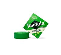 Juanola Pastillas de Regaliz Suave sabor Hierbabuena - Aclaran la voz y refrescan la boca - Con extracto de regaliz y sabor a Hierbabuena - Sin gluten - Formato icónico 5,4g