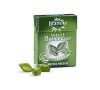 Juanola Perlas Sabor Menta - Sin azúcar, sin gluten - Cómodo formato de bolsillo - Ideal para llevar contigo a todas partes - Refrescan tu boca y tu garganta - 25g
