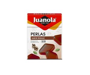 Juanola Perlas Sabor Regaliz - Sin azúcar, sin gluten - Cómodo formato de bolsillo - Ideal para llevar contigo a todas partes - Refrescan tu boca y tu garganta - 25g