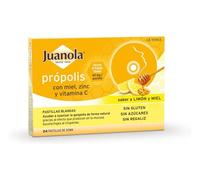 Juanola Própolis con Miel, Zinc + Vitamina C 24uds
