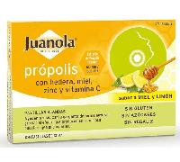Juanola Propolis Hiedra Miel Zinc Vit C Sabor Miel Limon 24 Pastillas Blandas