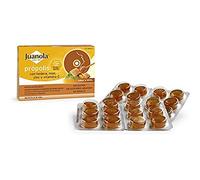 JUANOLA Própolis Sabor Miel - 24 pastillas blandas - Ayudan a suavizar la garganta de forma natural. Producto alimenticio con Própolis, Hedera, Miel, Zinc y Vitamina C.