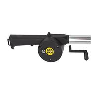 JUANQIAPAS Soplador de aire Mini ventilador de barbacoa portátil de mano resistente a altas temperaturas fácil limpieza negro