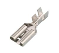 JUANZD 100 piezas de terminales de prensado en frío con resorte de enchufe hembra de 9,5 mm, conectores de crimpado DJ622-D9,5 × 1,2 C, grosor 0,5