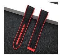 JUANZD 20 mm 22 mm Black Blue Naranja Roja Red Band Band de la banda Reloj Bandas de hebilla Compatibles con Omega Strap Seamaster Ocean Tools(5,WITH GOLD BUCKLE_22MM)