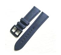 JUANZD 23 mm Black Royal Blue Nylon Watch Strap Store Banda de vigilancia compatible con Blancpain Fifty Fathoms Watch Zenith Ciudadano de corardio Pulsera(Blue black buckle)