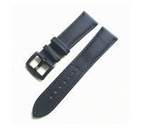 JUANZD 23 mm Black Royal Blue Nylon Watch Strap Store Banda de vigilancia compatible con Blancpain Fifty Fathoms Watch Zenith Ciudadano de corardio Pulsera(Black2 black buckle)