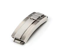 JUANZD 9x16mm Stainless Steel Folding Buckle Compatible With Watch Band Strap Daytona Submariner GMT OYSTERFLEX Clasp Watch Accessories(11,16MM_111)